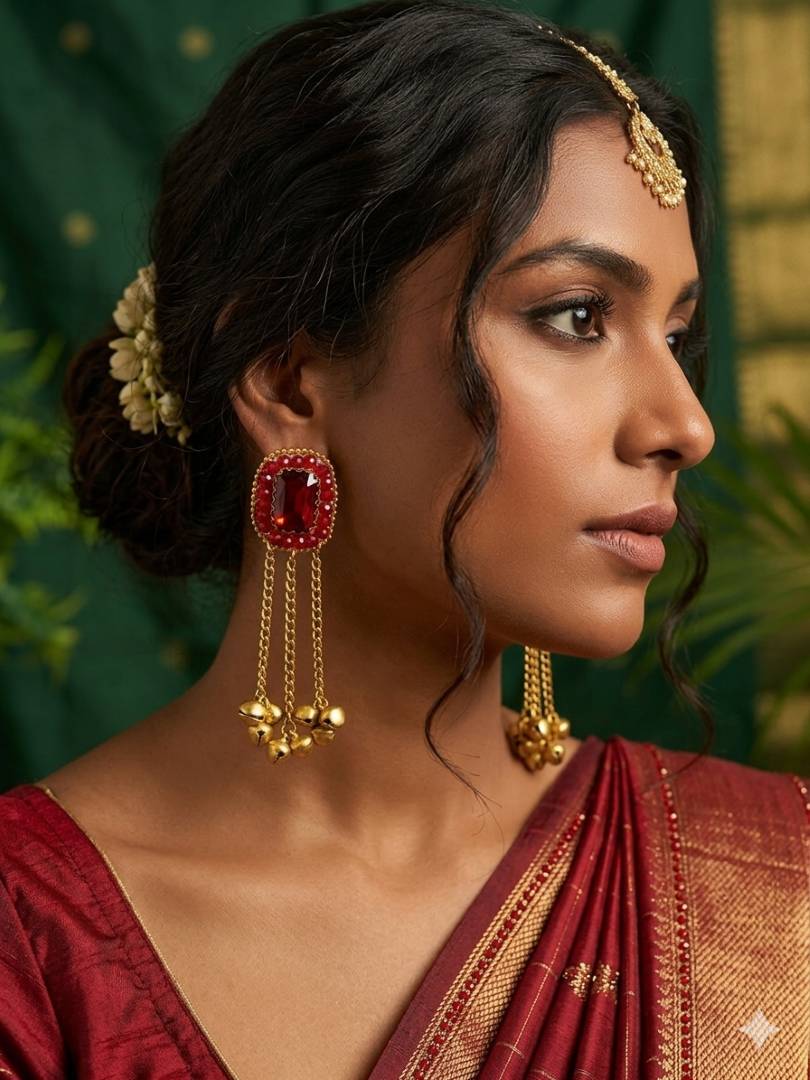 kundan ghoonghroo earrings kundan ghoonghroo earrings